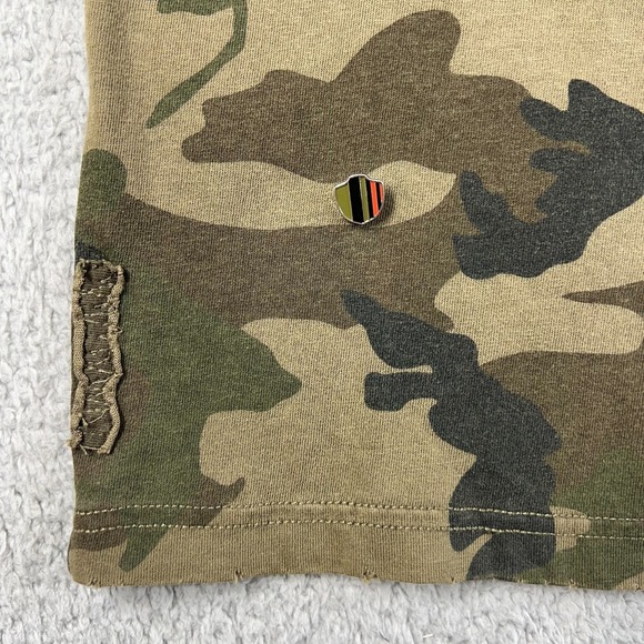 Triple Five Soul T-Shirt 100% Cotton Embroidered Camouflage Men's Size M VTG NWT - Picture 8 of 16